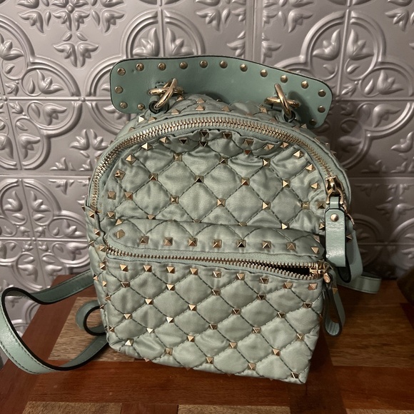 Valentino Mint Green Bookbag